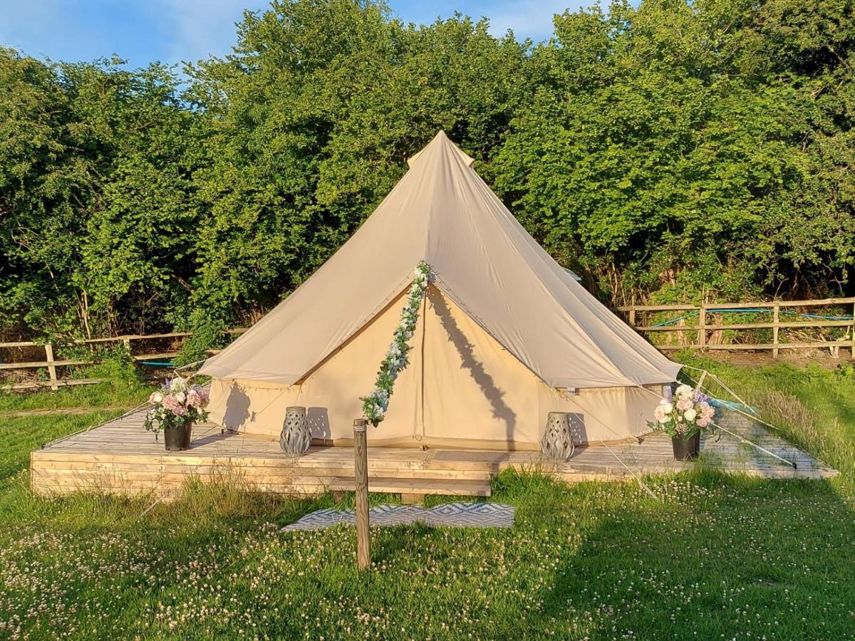 Hopgarden Glamping - Luxury 6M Bell Tent Wadhurst Exterior foto