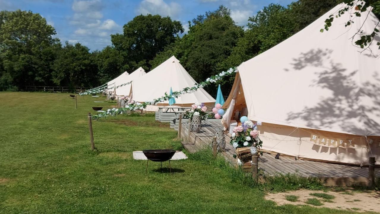 Hopgarden Glamping - Luxury 6M Bell Tent Wadhurst Exterior foto