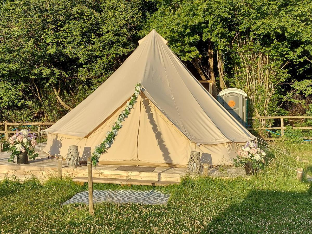Hopgarden Glamping - Luxury 6M Bell Tent Wadhurst Exterior foto