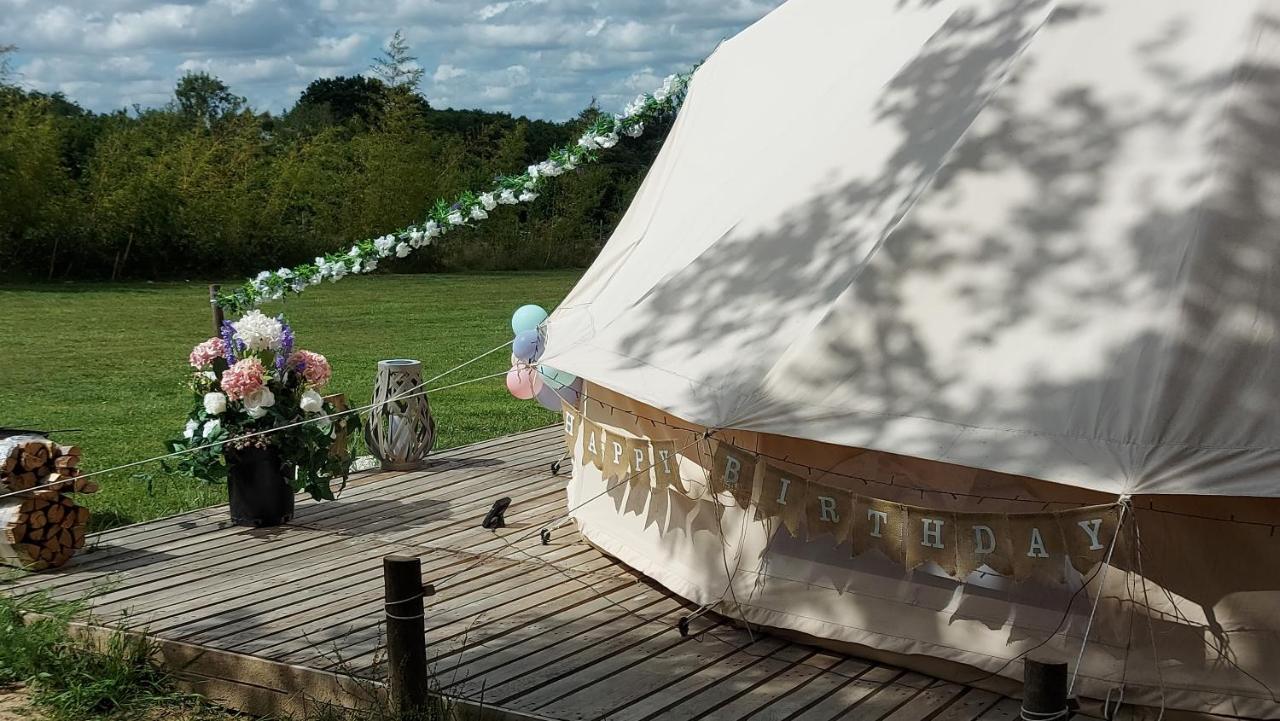 Hopgarden Glamping - Luxury 6M Bell Tent Wadhurst Exterior foto
